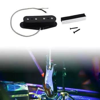 Электрогитара звукосниматель гриф средний бридж сингл звукосниматели с крепежными винтами электрогитара запчасти набор