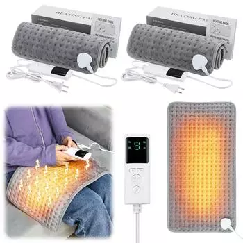 Электрогрелка для спины/плеч/шеи/коленей/ног, снятие боли с 9 уровнями нагрева, электрическая грелка, рождественские подарки для женщин и мужчин
