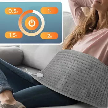 Электрогрелка, одеяло с подогревом, 10 температур, удобный, согревающий коврик для живота