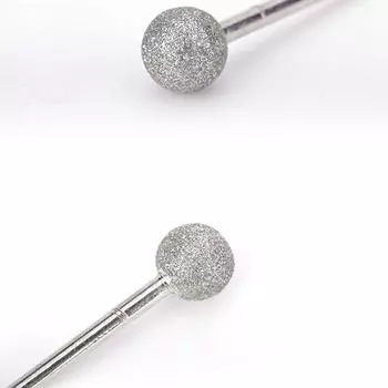 Электроинструмент-10 шт., набор сверл с алмазными круглыми шаровыми фрезами для резьбы, гравировки, сверления 4-12 мм 3*4mm