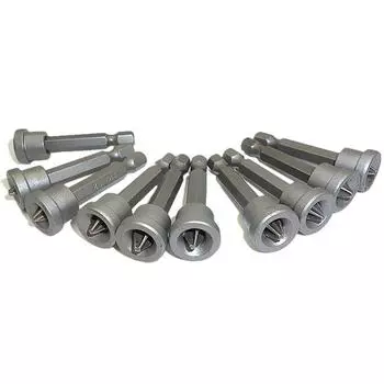 Электроинструмент-10 шт., отвертка для гипсокартона Ph2, бита 50 мм, бита 50 мм для поиска шурупа для штукатурки