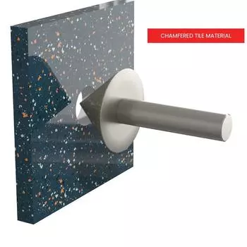 Электроинструмент-1 шт. гальваническая алмазная конусная шлифовальная головка для снятия фаски с камня и стекла 20mm