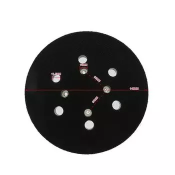 Электроинструмент - 6-дюймовая шлифовальная подушечка с 6 отверстиями на липучке, 150 мм, подложка для шлифовальной машины Ridgid R2611