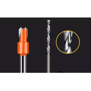 Электроинструмент-зенковка, сверло, саморез, конус, твердосплавный деревообрабатывающий инструмент 3.2mm*8mm