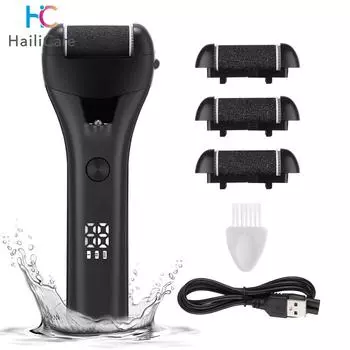 Электроинструменты для педикюра Профессиональная шлифовальная пилка для пяток мозолей стопы омертвевшая кожа удаление струпьев Уход за кожей Удалитель шлифовальная машина чёрный