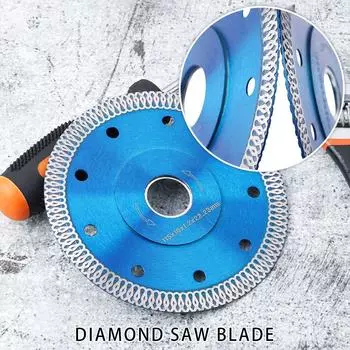Электроинструменты для плитки, угловая шлифовальная машина, отрезные диски, алмазное полотно 105/115/125 мм, сухая/мокрая резка