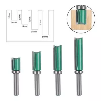Электроинструменты фрезерного станка из карбида вольфрама с подшипником 8x14x40