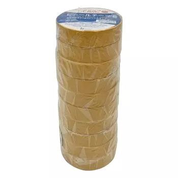 Электроизоляционная лента AS ONE желтая 10 рулонов /3-9929-02 жёлтый