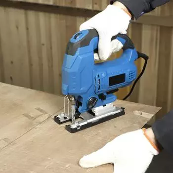 Электролобзик, конструкция для тяжелых условий эксплуатации, 710 Вт, 6 А, 3100 об/мин, сетевой электрорезак для лобзиков для US Plug синий
