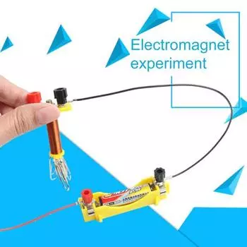 Электромагнитная игрушка-магнит Магнитная физическая металловедение Электромагнитный магнит Лабораторная модель Набор для студентов