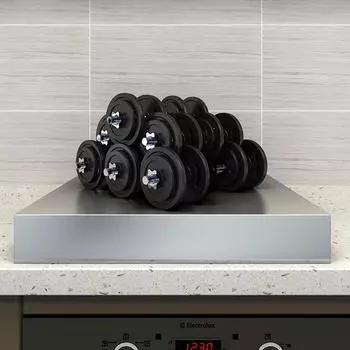 Электромагнитная рама для рисоварки из нержавеющей стали, кухонная полка для хранения, защитная крышка для газовой плиты, кронштейн 40*30*7cm