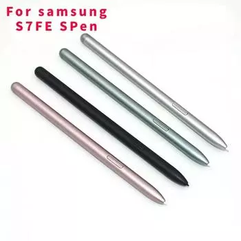 Электромагнитная ручка для экрана мобильного телефона S-pen Galaxy Tab S7 FE Stylus Spen LTE SM-T733 T735S7fe (Без Bluetooth) белый