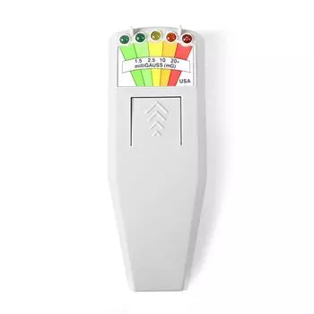 Электромагнитное поле, ЭДС, Гаусс-метр, детектор излучения, портативный ЭДС, монитор магнитного поля, 5 светодиодов белый