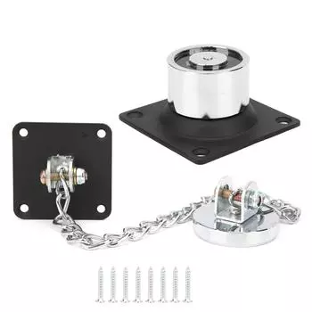 Электромагнитный дверной держатель 12 В/24 В, 132,3 фунта, сильное всасывание 4?Стопор для проводов для противопожарных дверей