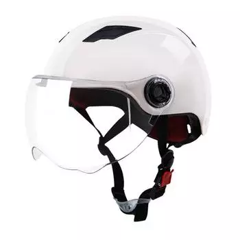 Электромобильный полушлем для мужчин и женщин, летний солнцезащитный шлем для езды на мотоцикле с аккумулятором, сертифицированный шлем Four Seasons 3C