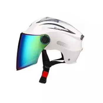 Электромобильный шлем для мужчин и женщин, всесезонный универсальный аккумуляторный мотоциклетный шлем для лета Защита от солнца легкий капюшон