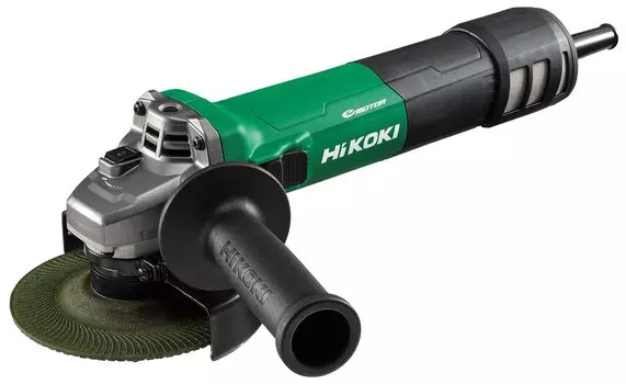 Электронная дисковая шлифовальная машина HiKOKI AC100V 125 мм с функцией плавной регулировки скорости и ползунковым переключателем типа G13VE2