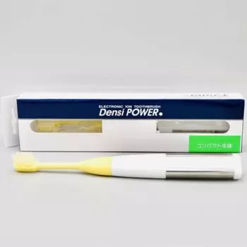 Электронная ионная зубная щетка Densi Power Compact Head способствует удалению зубного налета, отбеливанию с помощью ионов, массажу десен [Latail]