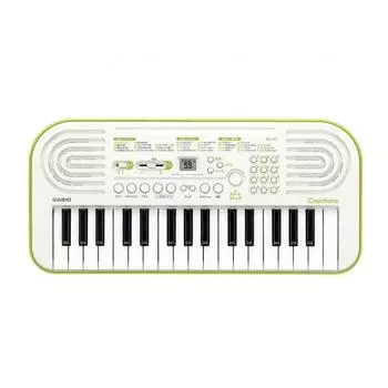 Электронная клавиатура CASIO Casiotone 32 Мини-клавиатура SA-50 Белый и зеленый