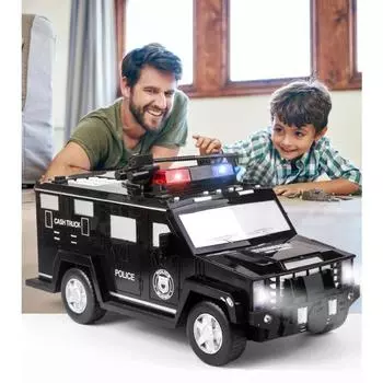 Электронная Копилка Автомобильная Копилка Безопасная Копилка Для Заметок С Паролем И Световой Денежный Ящик Сбережения Фонды Для Детей