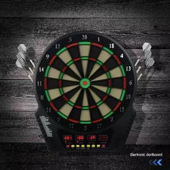 Электронная мишень для дартса с ЖК-дисплеями, более низкий показатель отскока, компактный дизайн, аккумулятор