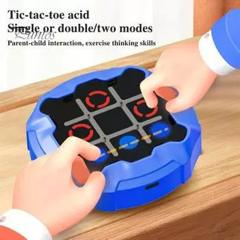 Электронная настольная игра 3 в 1, портативная головоломка, дорожная игра, портативная игровая консоль, игрушка для детей и взрослых, игровой автомат для развития памяти жёлтый