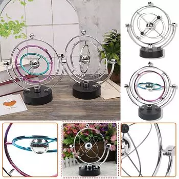 Электронная настольная игрушка с вечным движением, вращающиеся балансирующие шары, игрушка по физике и науке разноцветный