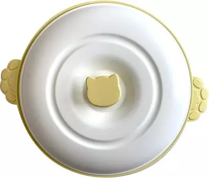 Электронная плита Trade One CHEF Easy Cooking in the Microwave Cat Yellow 70204, микроволновая печь, кастрюля, «круглая» форма, жёлтый