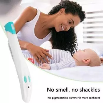 Электронная противозудная палочка против зуда Физическая зудящая палочка Целительница Облегчение зуда Ручка на открытом воздухе белый