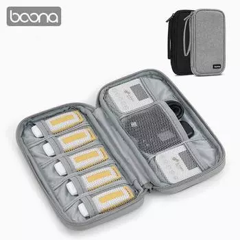 Электронная сумка для хранения U-диска, флэш-накопитель, сумка, многофункциональный дорожный чехол, USB-кабель для передачи данных, органайзер, сумки, аксессуары