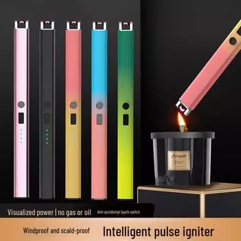 Электронная свеча и зажигалка для плиты с градиентным цветом