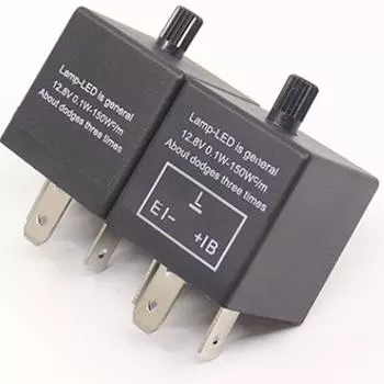 Электронное светодиодное регулируемое реле мигания для указателя поворота CF14 JL-02 для мотоцикла CF 14K светодиодное реле мигания V9E8 чёрный