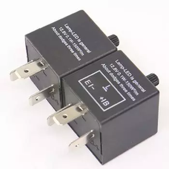 Электронное светодиодное регулируемое реле мигания для указателя поворота CF14 JL-02 для мотоцикла CF 14K светодиодное реле мигания V9E8 чёрный