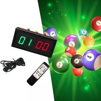 Электронное табло с дистанционным управлением Аксессуары для цифрового бильярдного стола Снукер