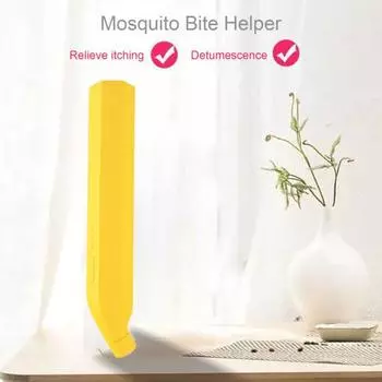 Электронное устройство для снятия зуда от укусов, USB-перезаряжаемое портативное устройство для детей и взрослых, тепловое импульсное устройство для снятия зуда от укусов, термотерапия, ручка против зуда белый