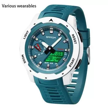 Электронные часы Электронные кварцевые часы Студенческие универсальные модные многофункциональные светящиеся электронные часы