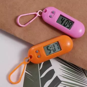 Электронные часы с дисплеем для ключей, брелок, настольный дисплей времени, мини-светодиодные цифровые часы для студентов зелёный