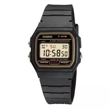 Электронные цифровые часы Casio F-91WG-9S