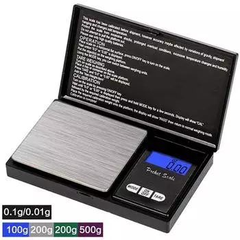 Электронные цифровые карманные весы 500 г/0,01 г прецизионные мини-ювелирные весы кухонные весы с подсветкой цифровые граммовые весы 500g/0.01g