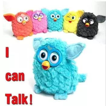 Электронные домашние животные, интерактивные игрушки Фиби Фирби, домашние животные, сова, эльфы, запись, говорящий хомяк, умная игрушка, кукла Furbiness Boom белый