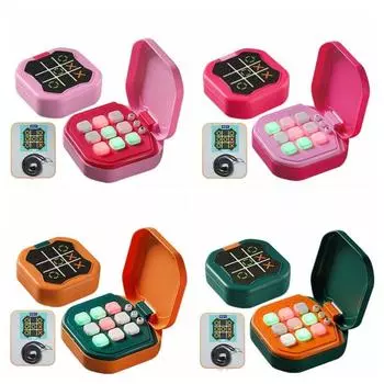 Электронные компоненты Jingzi шахматная игровая машина 9-в-1 крестики-нолики игра для взрослых и детей розовый