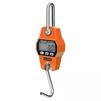 Электронные крановые весы 300 кг ЖК-цифровой инструмент для взвешивания Промышленные Сверхмощные Вес Крюк из нержавеющей стали Весы Подвесные весы