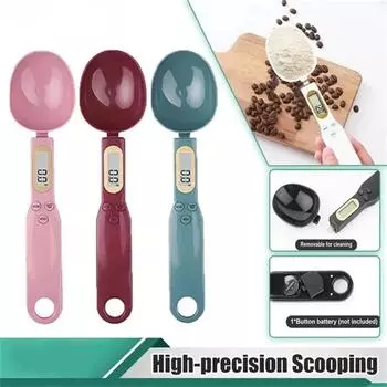 Электронные кухонные весы Цифровые измерительные приборы для пищевых продуктов Мука Мини кухонные инструменты Молоко Кофе Весы Весы для выпечки Электронный измеритель белый