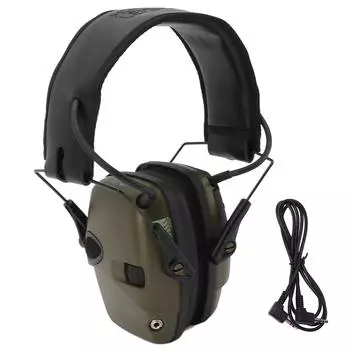 Электронные наушники Walker с шумоподавлением, складные, регулируемые, зеленые зелёный