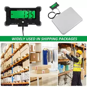 Электронные почтовые весы весом 661 фунта, 50 г, прецизионные встроенные цифровые весы из нержавеющей стали с ЖК-дисплеем разноцветный