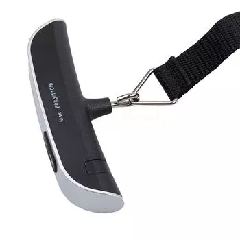 Электронные подвесные весы термометр мини цифровые весы для багажа ручные ЖК электронные весы весовое устройство грузоподъемность 50 кг