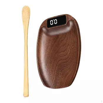 Электронные весы для кофе, высокоточные весы для еды, подарок на день рождения коричневый
