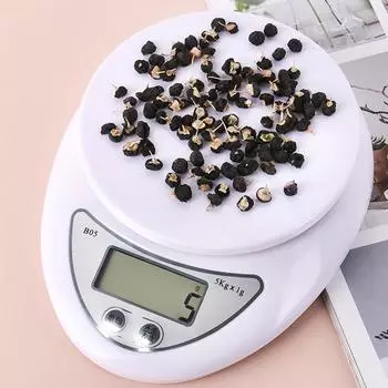 Электронные весы с ЖК-дисплеем и противоскользящими ножками для коммерческих и фунтовых портативных цифровых весов для выпечки белого цвета жёлтый