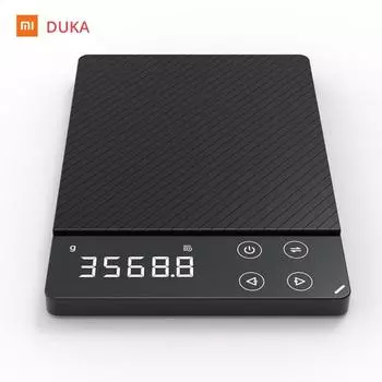 Электронные весы Xiaomi DUKA ES1 0-3 кг/0-8 кг, бытовые кухонные измерительные приборы, ЖК-цифровые электронные весы, автоматическая калибровка