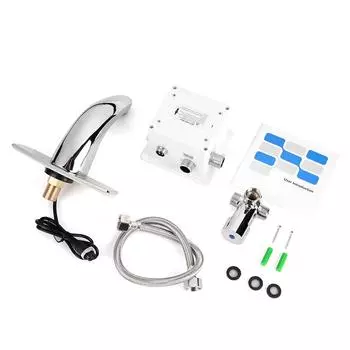 Электронный автоматический сенсорный бесконтактный кран для мойки с функцией Hands Free, активируемый движением